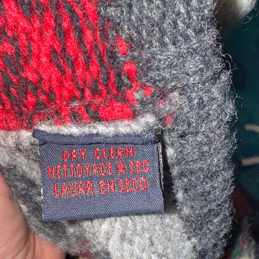 Ralph Lauren Lambswool Multicolor Patchwork Winte… - image 7